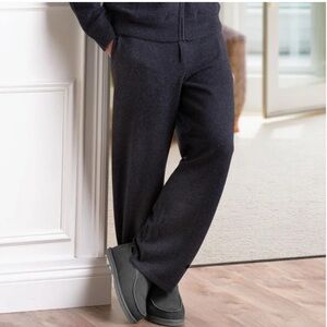 Hammacher Schlemmer The Gentleman's Washable Cashmere Lounge Pants Size XXL